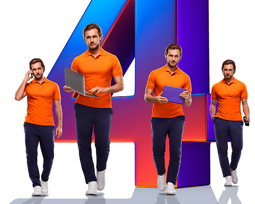 Великолепная четверка Ростелеком в деревня Альяное (Орловская область)